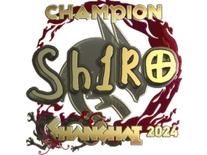 Sticker | sh1ro (Gold, Champion) | Shanghai 2024