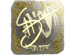 Sticker | siuhy (Gold) | Austin 2025