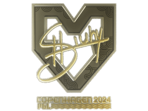 Sticker | siuhy (Gold) | Copenhagen 2024