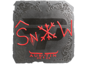 Sticker | snow (Foil) | Austin 2025