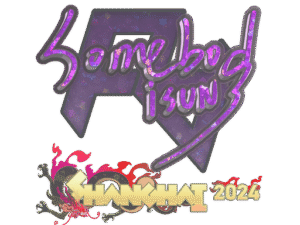Sticker | somebody (Glitter) | Shanghai 2024