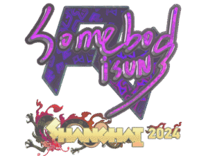 Sticker | somebody (Holo) | Shanghai 2024
