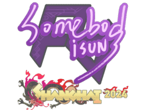 Sticker | somebody | Shanghai 2024