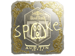 Sticker | spooke (Gold) | Austin 2025