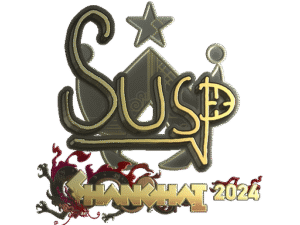 Sticker | susp (Gold) | Shanghai 2024