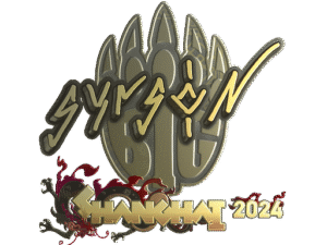 Sticker | syrsoN (Gold) | Shanghai 2024