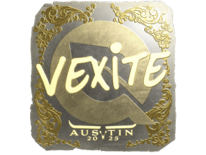 Sticker | vexite (Gold) | Austin 2025