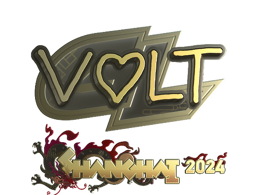 Sticker | volt (Gold) | Shanghai 2024