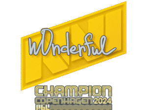 Sticker | w0nderful (Champion) | Copenhagen 2024