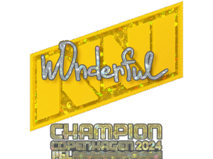 Sticker | w0nderful (Glitter, Champion) | Copenhagen 2024