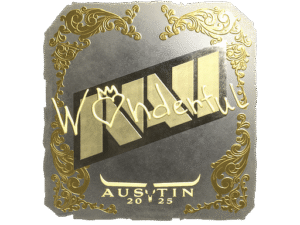 Sticker | w0nderful (Gold) | Austin 2025