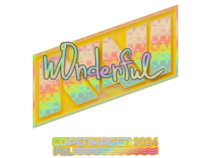 Sticker | w0nderful (Holo) | Copenhagen 2024