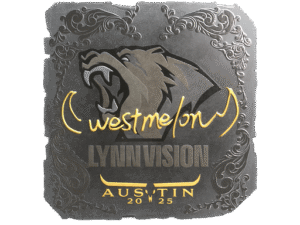 Sticker | westmelon (Foil) | Austin 2025