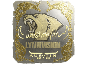 Sticker | westmelon (Gold) | Austin 2025
