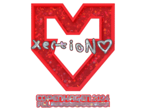 Sticker | xertioN (Glitter) | Copenhagen 2024