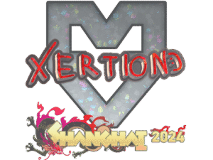 Sticker | xertioN (Glitter) | Shanghai 2024