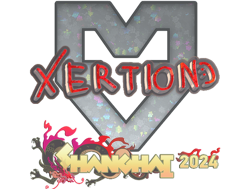 Sticker | xertioN (Glitter) | Shanghai 2024