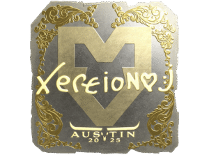 Sticker | xertioN (Gold) | Austin 2025