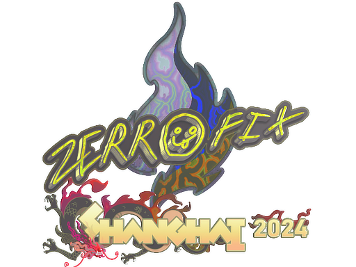 Sticker | zeRRoFIX (Holo) | Shanghai 2024