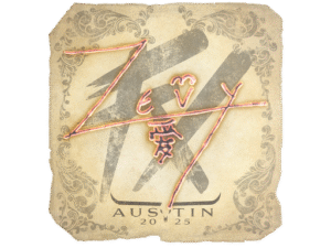 Sticker | zevy | Austin 2025