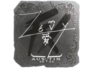 Sticker | zevy (Foil) | Austin 2025