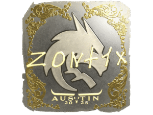 Sticker | zont1x (Gold) | Austin 2025