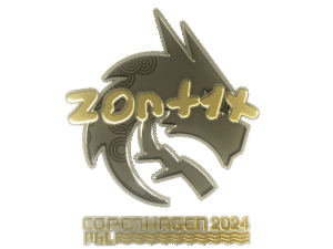 Sticker | zont1x (Gold) | Copenhagen 2024