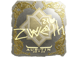 Sticker | zweih (Gold) | Austin 2025